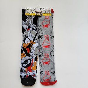 Looney Tunes Mens Socks 2 Pairs Size 6-12 NWT